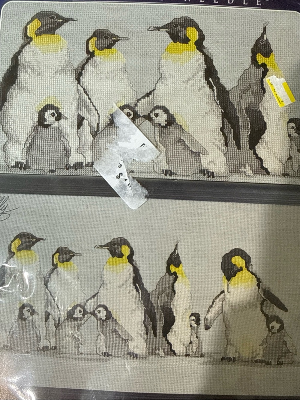 Designs for the Needle Penguin Cross Stitch Kit - White, Black, Yellow - Picture 5 of 8